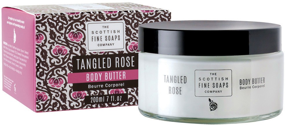 Scottish Fine Soaps Tangled Rose Body Butter Jar -              "Tangled Rose" - 