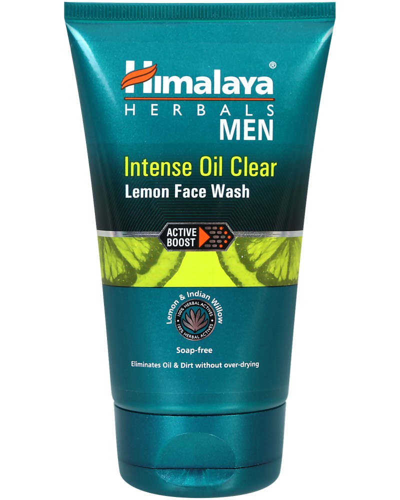 Himalaya Men Intense Oil Clear Lemon Face Wash -          - 