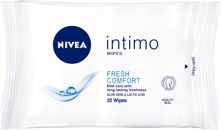 Nivea Intimo Fresh Comfort Wipes - ������� �������� � ���� � ������ ��������, 20 ���� - ����� ��������