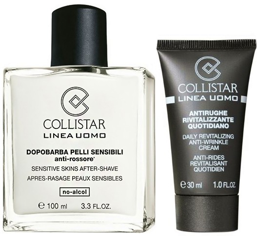 Collistar Men's Line After-Shave + Daily Revitalizing Anti-Wrinkle Cream -     +       "Men's Line" - 