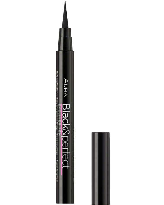 Aura Black & Perfect Eyeliner Pen -      -  