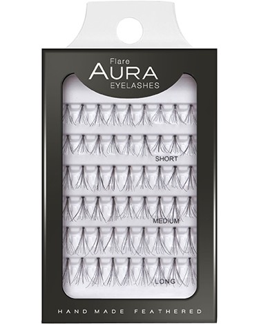 Aura Flare Eyelashes Aura Flare Eyelashes - Мигли на снопчета от естествен косъм - продукт