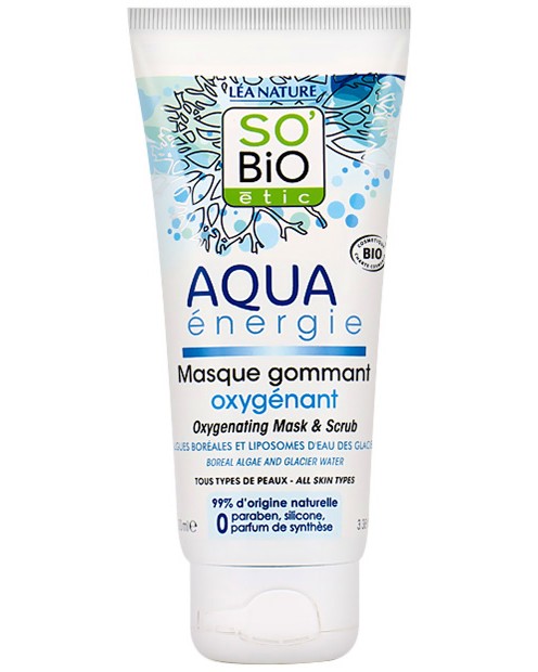 SO BiO Etic Aqua Energie Oxygenating Mask & Scrub -       2  1   "Aqua Energie" - 