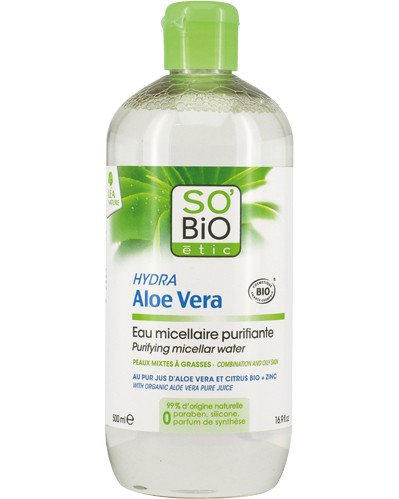 SO BiO Etic Hydra Aloe Vera Purifying Micellar Water -              "Hydra Aloe Vera" - 