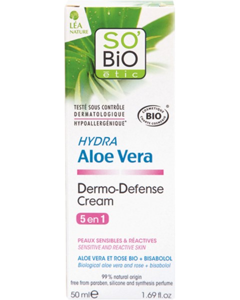 SO BiO Etic Hydra Aloe Vera Dermo-Defense Cream 5 in 1 -            "Hydra Aloe Vera" - 