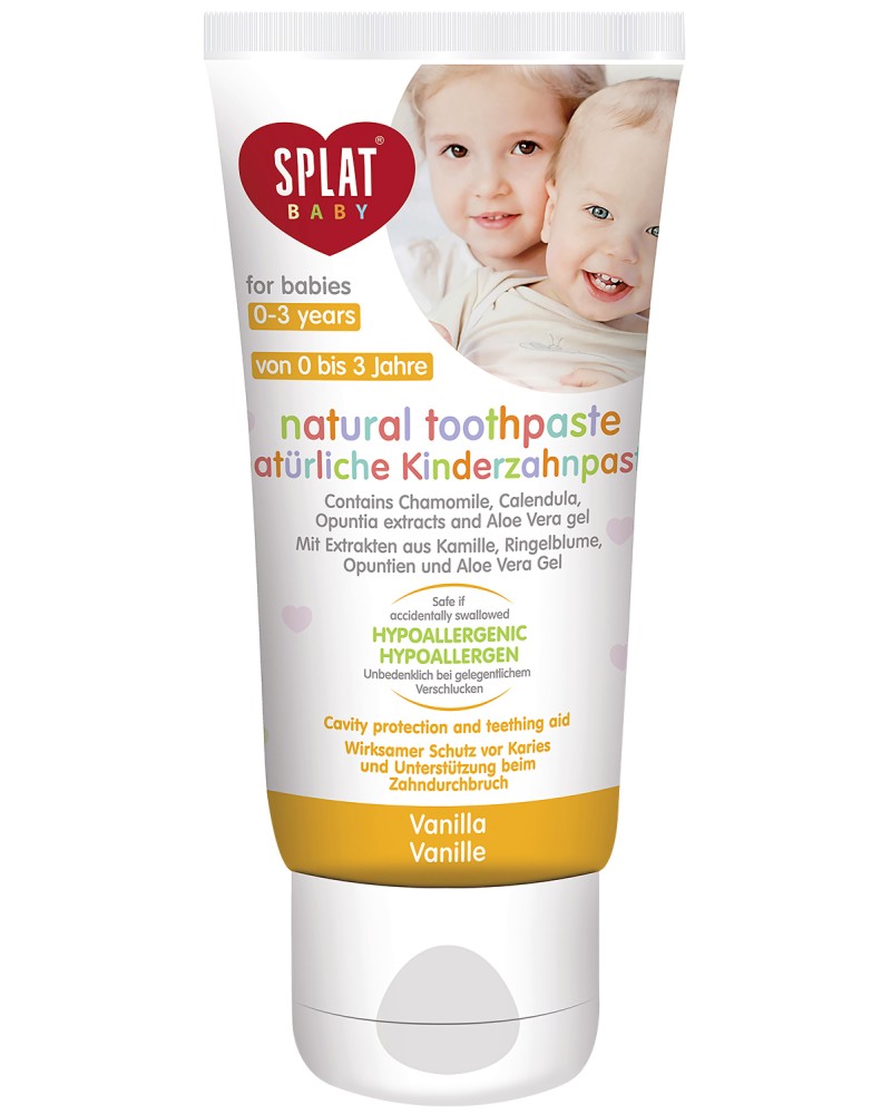 Splat Baby Bio-Active Toothpaste Vanilla -            -   