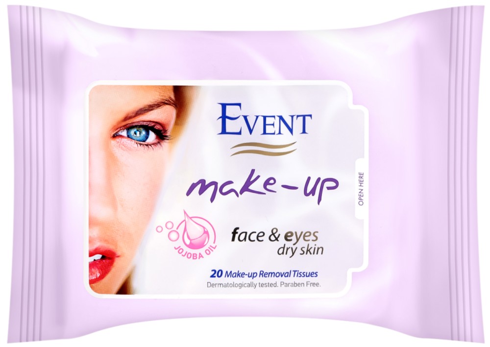 Event Make-Up Removal Wet Wipes -            -  
