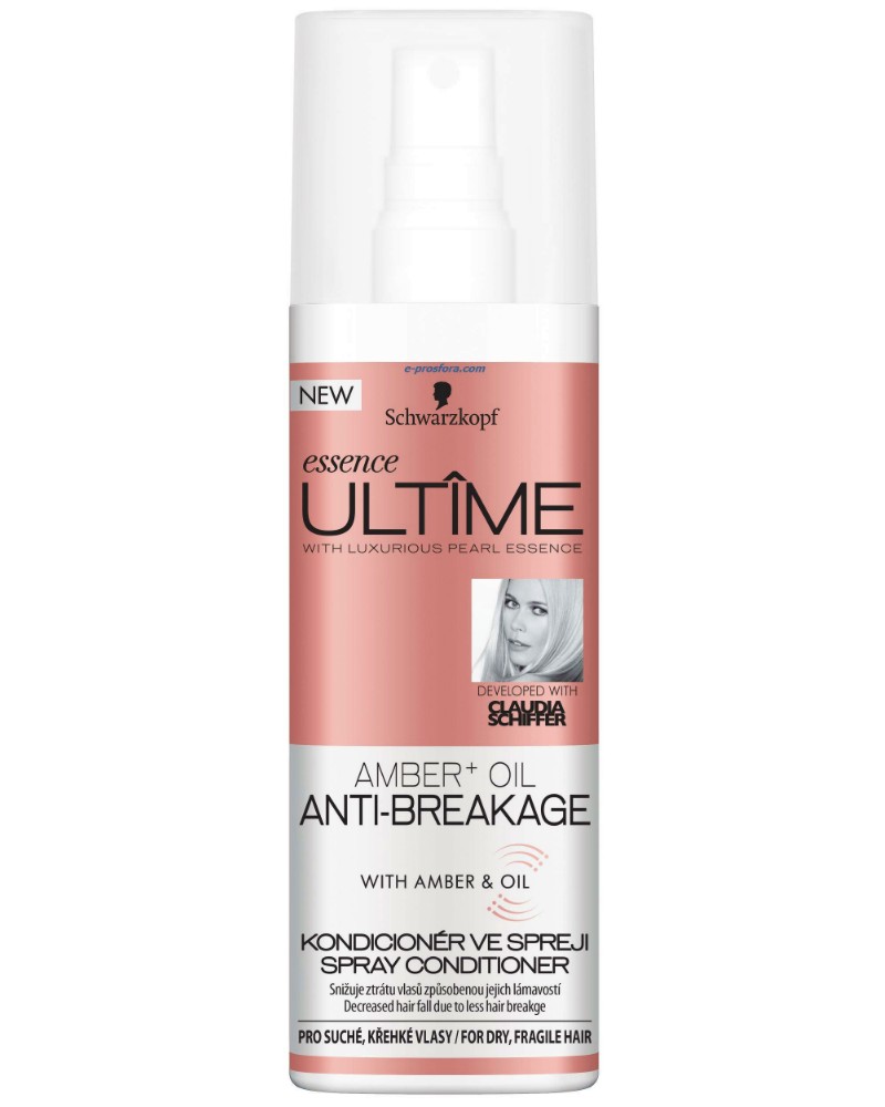 Essence Ultime Amber+ Oil Anti-Breakage Conditioner Spray -            "Amber+ Oil Anti-Breakage" - 