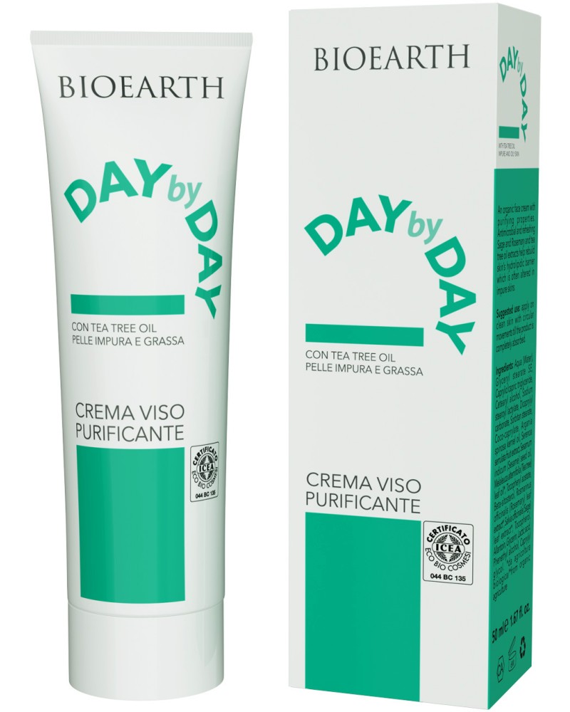 Bioearth Day by Day Crema Viso Purificante -      ,      "Day by Day" - 