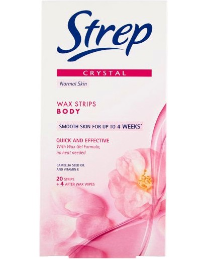 Strep Crystal Depilatory Strips Body - 20      - 