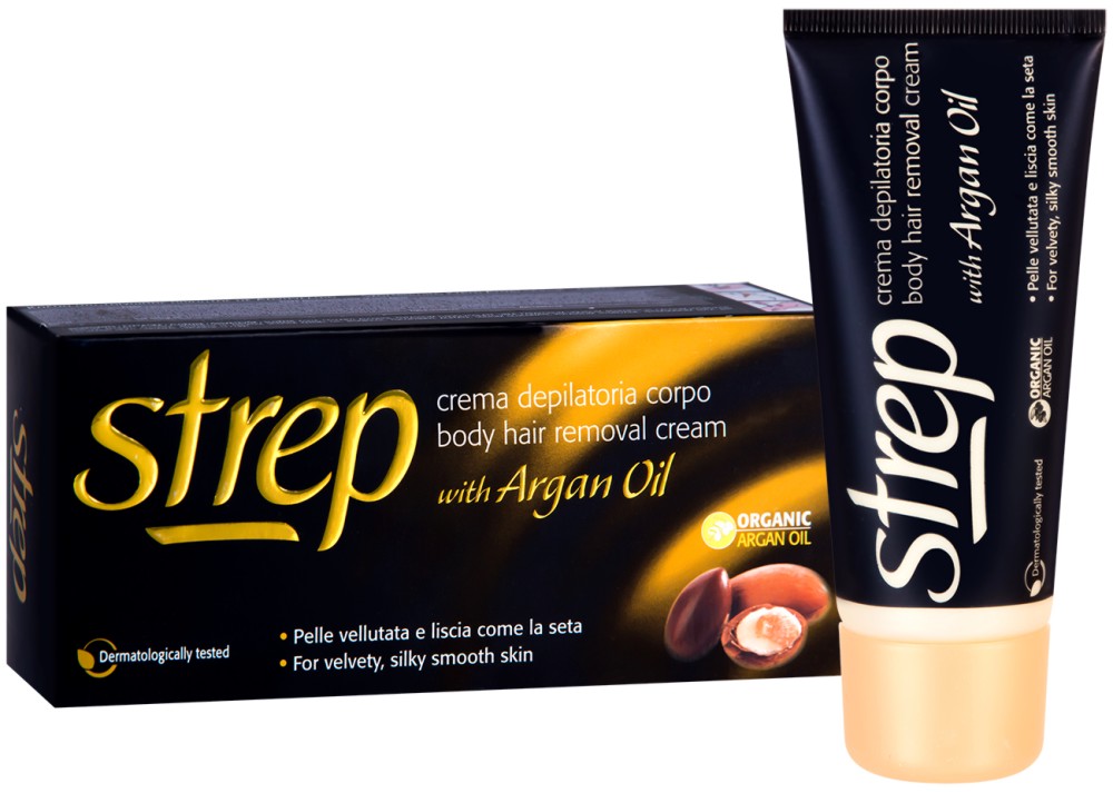 Strep Body Hair Removal Cream Argan Oil -        - 