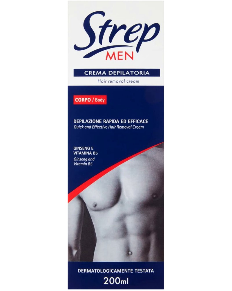 Strep Men Hair Removal Cream -     - 