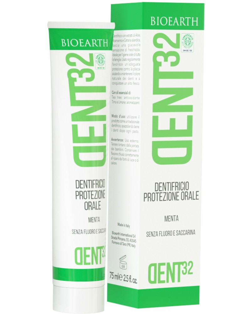 Bioearth Dent32 Dentifricio Protezione Orale -        Dent32 -   