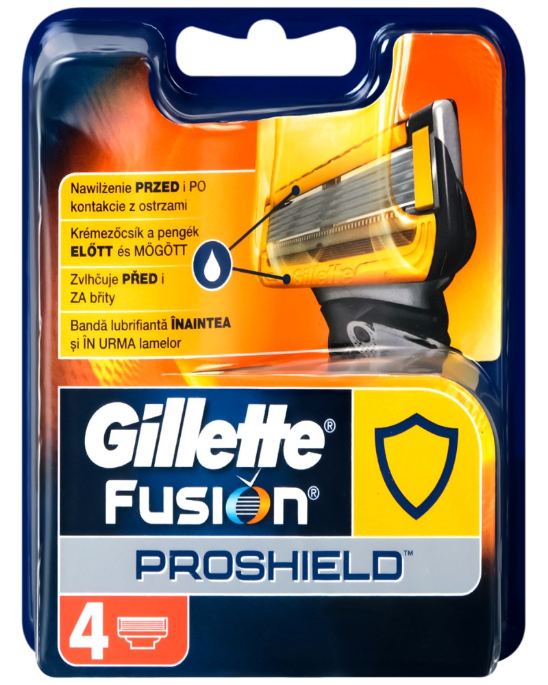 Gillette Fusion ProShield Cartidges -      4    "Fusion" - 