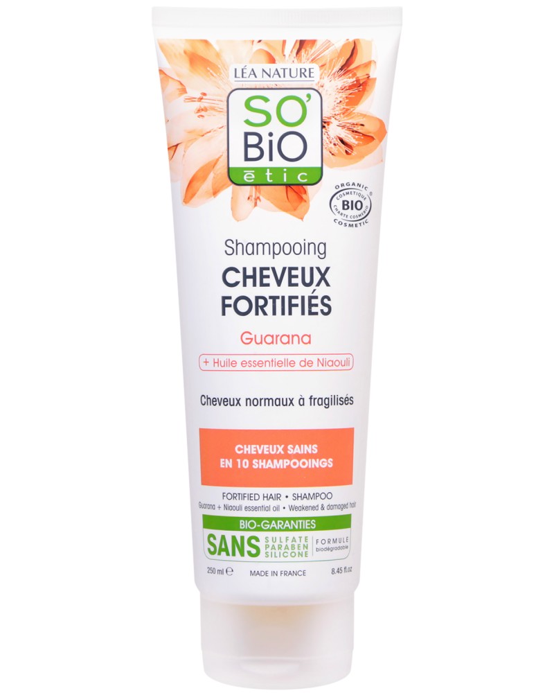 SO BiO Etic Shampooing Doux Niaouli & Guarana -            - 