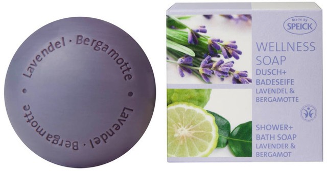 Speick Wellness Soap Lavender & Bergamot - Сапун с лавандула и бергамот от серията Wellness - сапун
