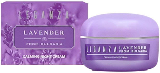 Leganza Lavender Calming Night Cream -         "Lavender" - 