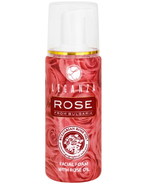 Leganza Rose Facial Foam with Rose Oil -          "Rose" - 