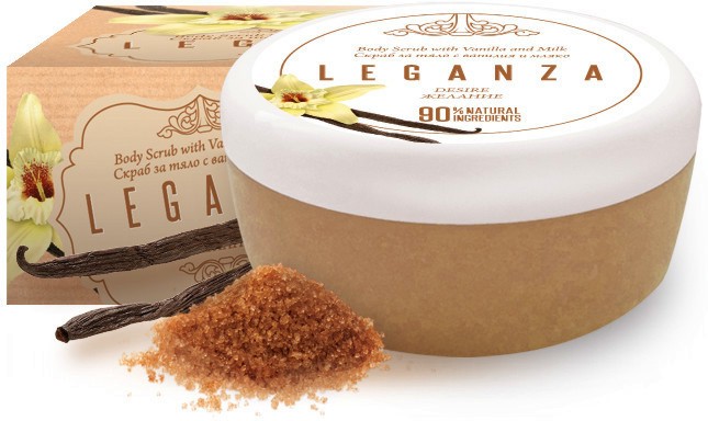 Leganza Desire Vanilla & Milk Body Scrub -          - 