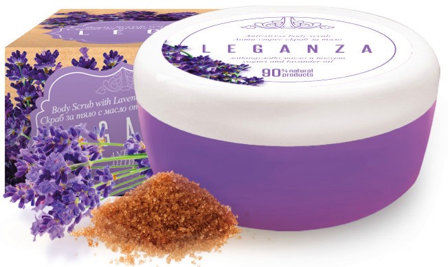 Leganza Anti Stress Lavander Oil & Yoghurt Body Scrub -         - 