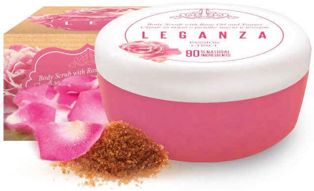 Leganza Passion Rose Oil & Yogurt Body Scrub -           - 