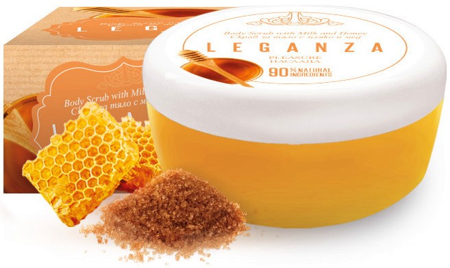 Leganza Pleasure Milk & Honey Body Scrub -          - 