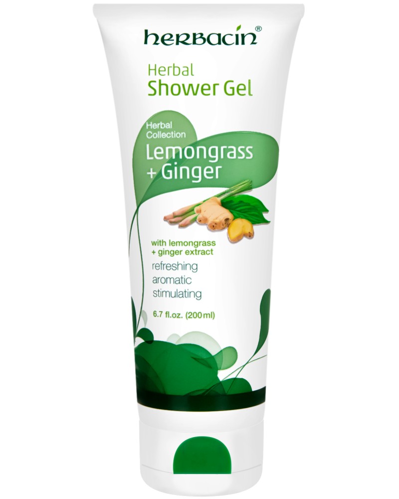 Herbacin Herbal Shower Gel Lemongrass + Ginger -           "Herbal Collection" -  