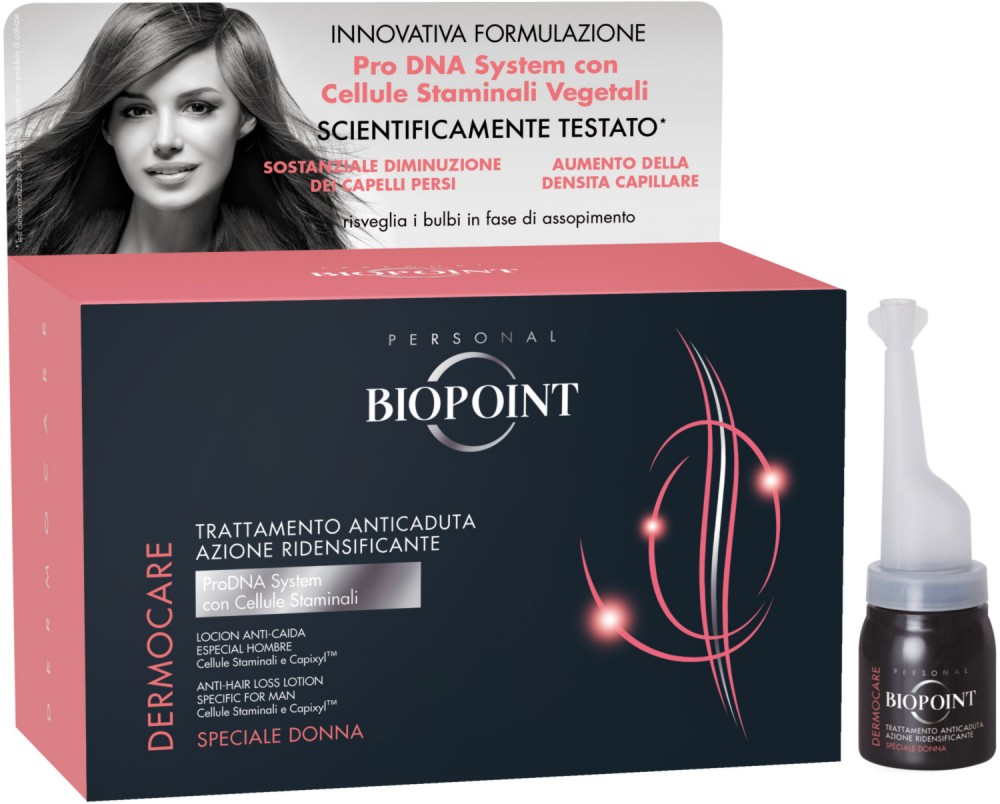 Biopoint Dermocare Anticaduta Donna Anti-Hair Loss Lotion -            "Dermocare Anticaduta" - 