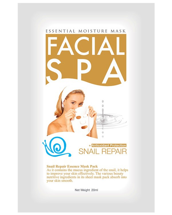 Chamos Facial SPA Snail Repair Essence Mask -           "Facial SPA" - 