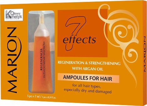 Marion 7 Effects Ampoules For Hair with Argan Oil -          - 