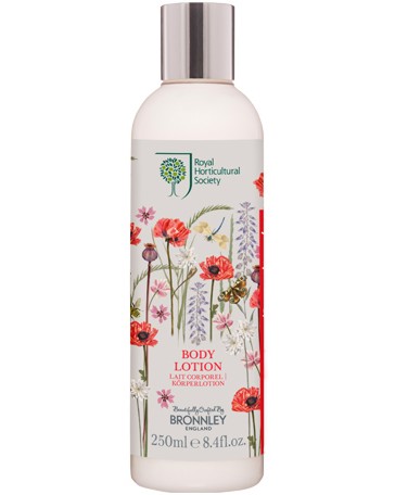 Bronnley RHS Poppy Meadow Body Lotion -          "Poppy Meadow" - 