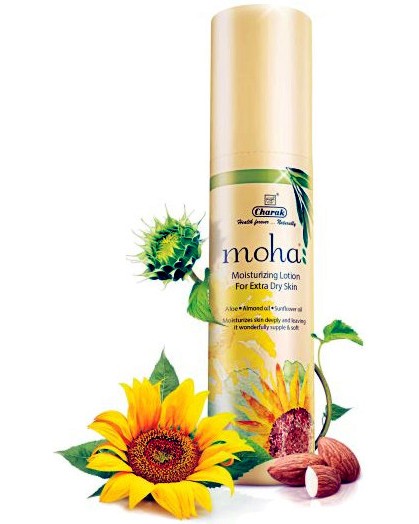 Charak Moha Moisturizing Lotion for Extra Dry Skin Charak Moha Moisturizing Lotion for Extra Dry Skin - Лосион за тяло за суха кожа от серията Moha - лосион