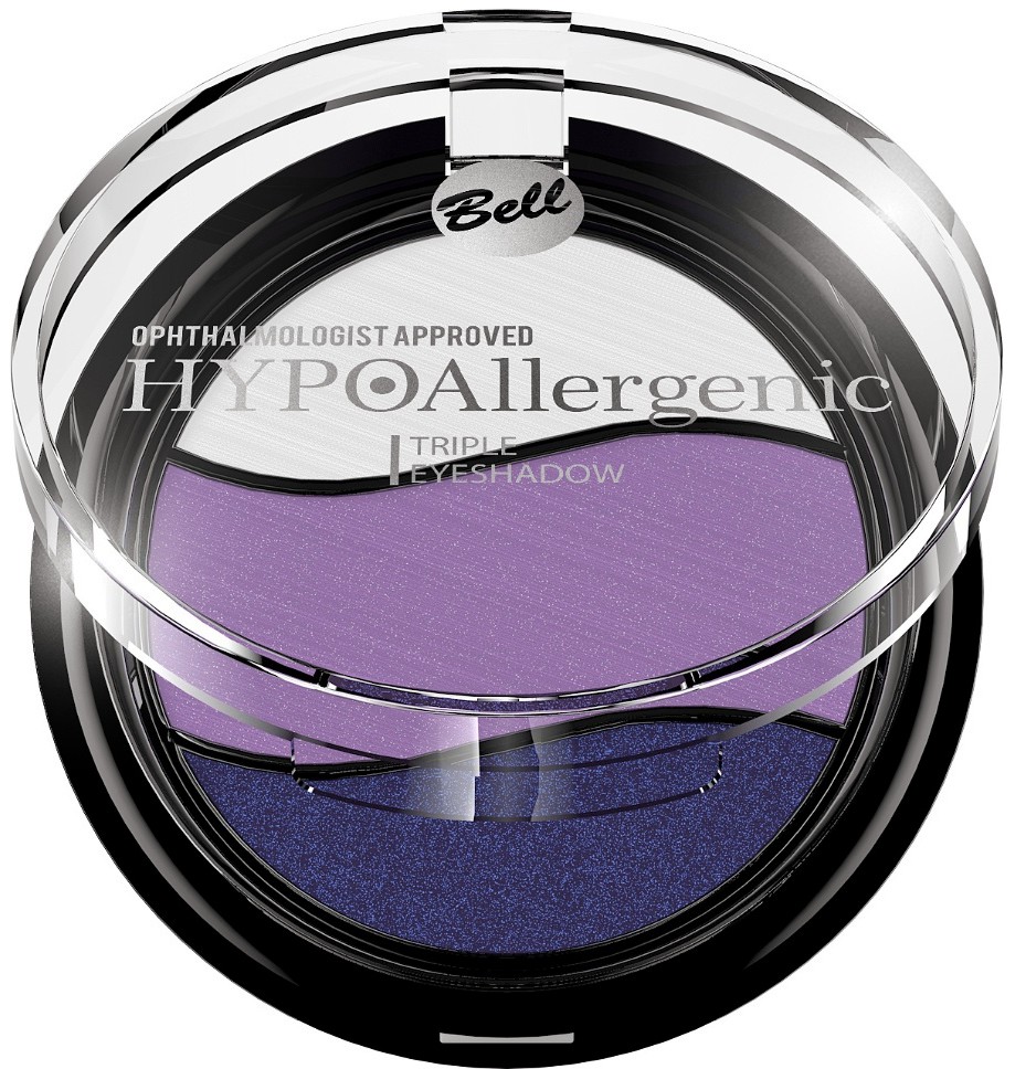 Bell HypoAllergenic Triple Eyeshadow - ������������� ����� �� ��� � 3 ����� �� ������� "HypoAllergenic" - �����