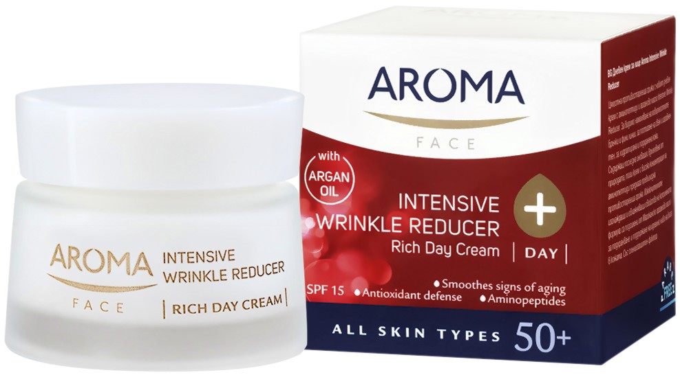 Aroma Intensive Wrinkle Reducer Rich Day Cream 50+ -         "Intensive Wrinkle Reducer" - 