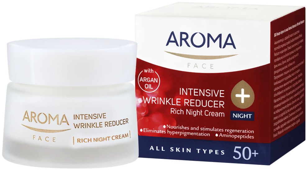 Aroma Intensive Wrinkle Reducer Rich Night Cream 50+ -         "Intensive Wrinkle Reducer" - 