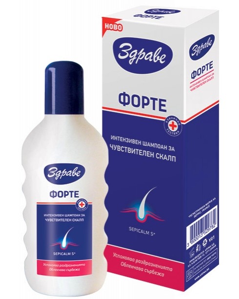 Интензивен шампоан за чувствителен скалп Интензивен шампоан за чувствителен скалп - От серията "Здраве Форте" - шампоан