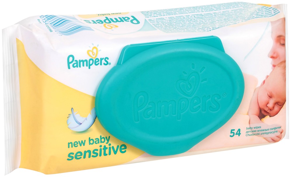 Pampers Sensitive Wet Wipes -       54  -  
