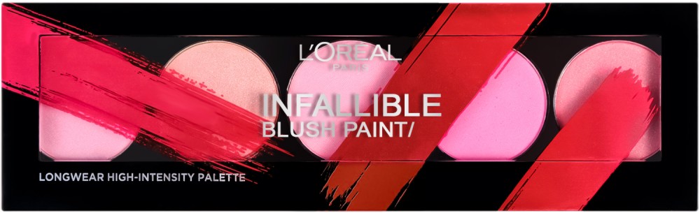 L'Oreal Infallible Blush Paint Palette -   5       "Infallible" - 
