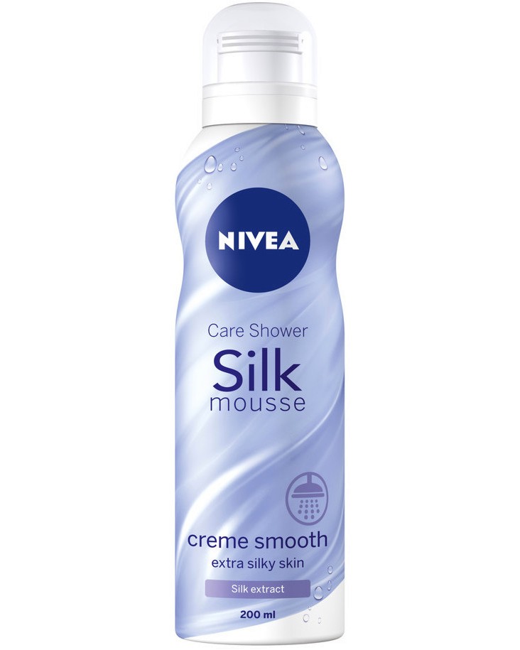 Nivea Creme Smooth Care Shower Silk Mousse - ��� ���� � �������� �� ������� - ����