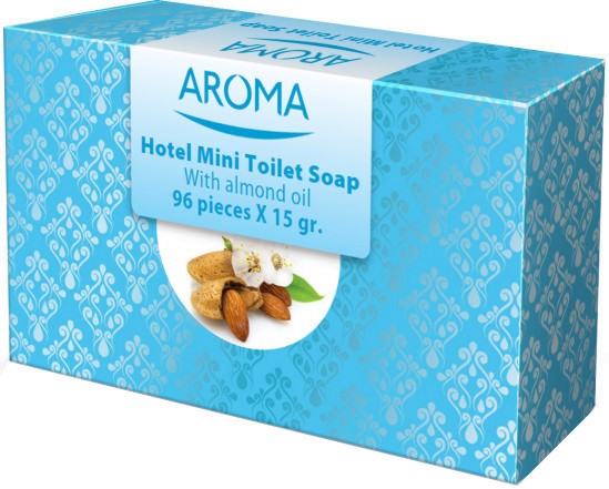 Aroma Hotel Mini Toilet Soap -   96  x 15 g    - 