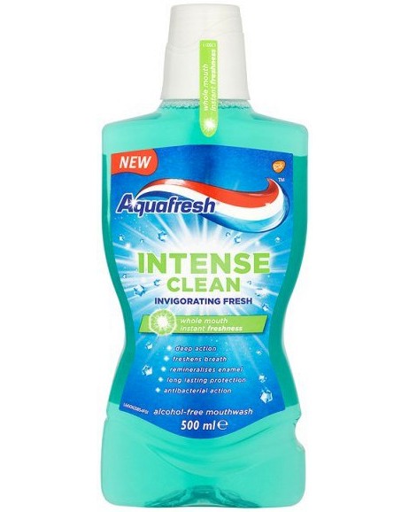 Aquafresh Intense Clean Mouthwash -         "Intense Clean" - 