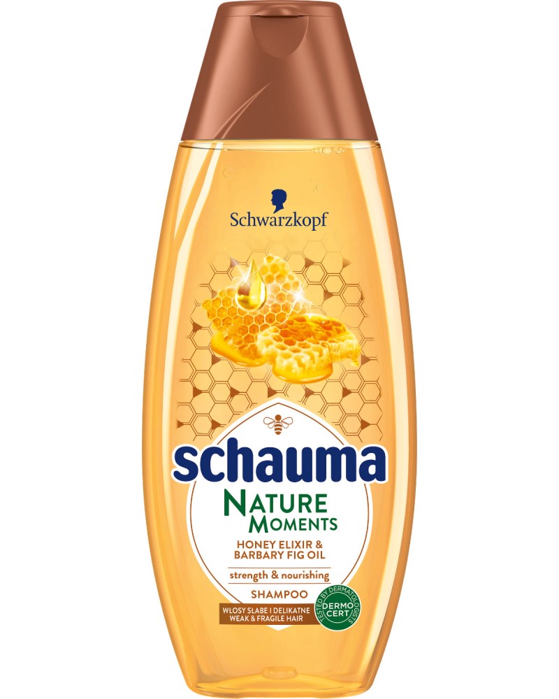 Schauma Nature Moments Honey Elixir & Barbary Fig Oil Shampoo -               "Nature Moments" - 