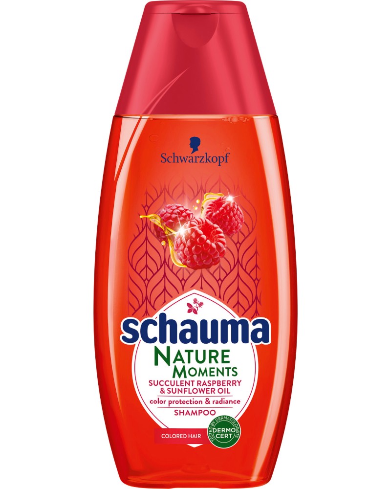Schauma Nature Moments Succulent Raspberry & Sunflower Oil Shampoo -            "Nature Moments" - 