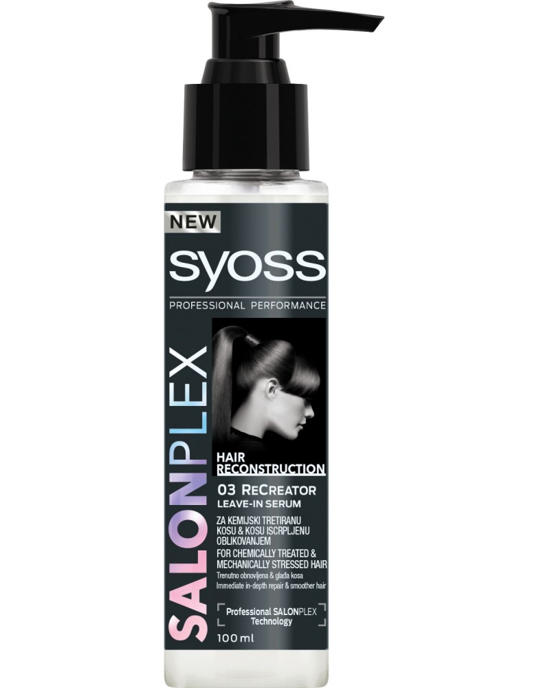 Syoss SalonPlex Hair Reconstruction ReCreator Leave In Serum -          "SalonPlex" - 