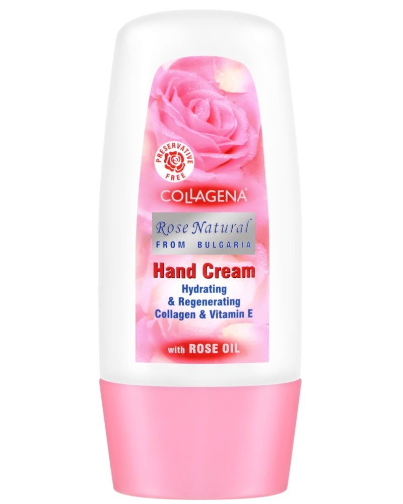 Collagena Rose Natural Hand Cream Hydrating & Regenerating -        ,  E      "Rose Natural" - 