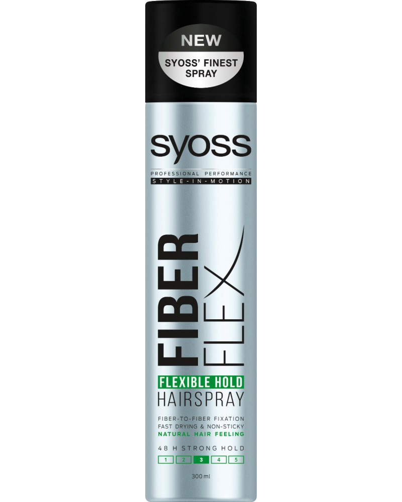 Syoss Fiber Flex Hold Hairspray -         - 