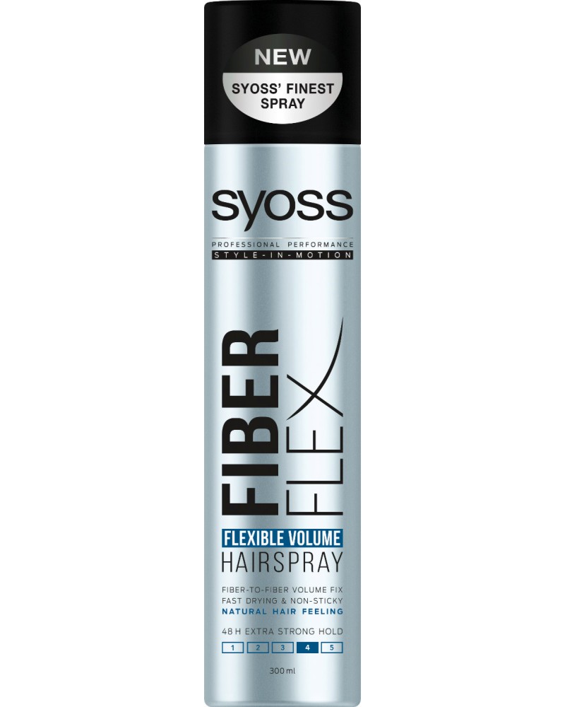 Syoss Fiber Flex Volume Hairspray - ��� �� ���� �� ������ ���� � ����� �������� - ���