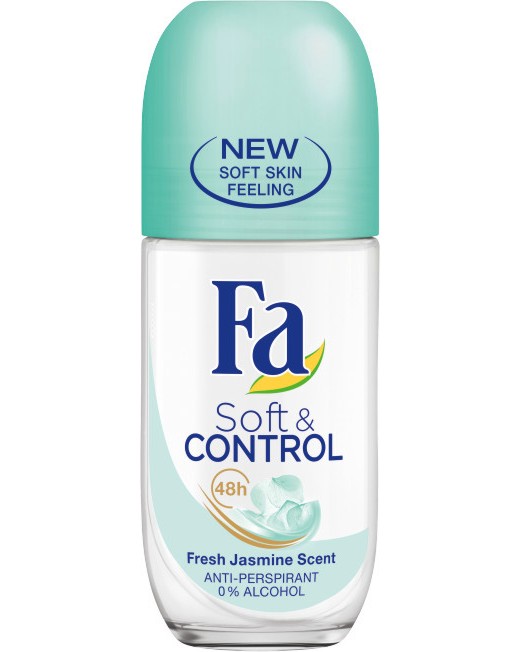 Fa Soft & Control Fresh Jasmine Scent Anti-Perspirant Roll-On -          - 