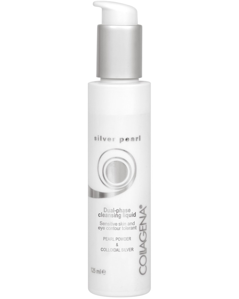 Collagena Silver Pearl Dual-Phase Cleansing Liquid -           "Silver Pearl" - 
