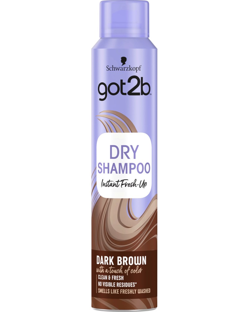 Got2b Instant Fresh-Up Dry Shampoo Dark Brown -        Instant Fresh-Up - 